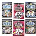 Pack of 5 Temporary Tattoo Book for Kids. 