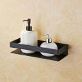 Pack Of 2 Wall Mount Washroom Accessories Storage Metal Bar Shelf / Rack / Organizer. 