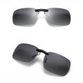 Gradient Clip-on Sunglasses Anti-glare Clip-ons Unisex Frameless Polarized Clip-on UV Protection Lightweight Anti-glare Sunglasses Lenses for Driver's glasses accessories Sunglasses accessories for men and women Outdoor sun protection glasses Fashion. 