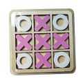 Wooden Tic Tac Toe Game – Classic Wooden X and O Board | Educational Wooden Mind Game for Kids | Indoor Family Puzzle Toy. 