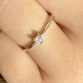 Little Heart Thin Rings For Women Gold Color Women's Accessories Dainty Couple Promise Pinky Girls Ring Fashion Jewelry KAR173. 