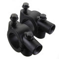 Motorcycle Computers Bike 1" 25mm HandleBar Mirror Mount Holder Clamp Adaptor 10MM Thread. 