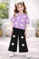 Kids Printed Suit T-Shirt & Flapper Set | Girls Summer Cotton Dress. 