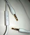 inline mic stereo + stereo cable , aux cable with builtin microphone , trrs to trs aux mic cable. 
