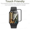 3D Protective Film For Xiaomi Band 9 Pro Full Curved Edge Screen Protector - Pack of 2. 