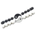 Couple Bracelets Exquisite Fine Workmanship Chinese Style Tai Chi Adjustable Unisex Bracelets for Dating. 
