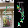 LED Solar Hummingbird Wind Chimes Mothers Day Birthday Women Grandma Best Gifts Indoor Outdoor Decor Yard Decorations. 