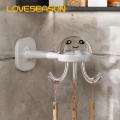 Kitchen Utensil Hook 360 Rotatable Jellyfish Hanger with 6 Hooks Multi-functional Kitchen Utensil Storage Hook Holder Organizer for Home less Than Space-saving Utensil Organizer. 
