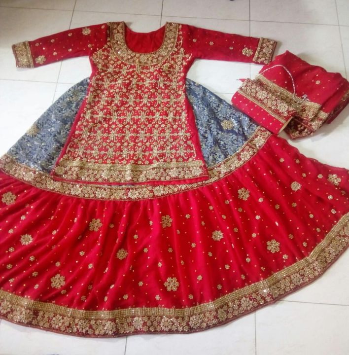 Brand New Bridal Lehenga Readymade With Purse/ Hand Cluthch Ready