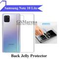 Samsung Note 10 Lite Back Jelly Protector Clear Soft Protection Film Transparent Hydrogel Film Protector For Galaxy Note 10 Lite. 