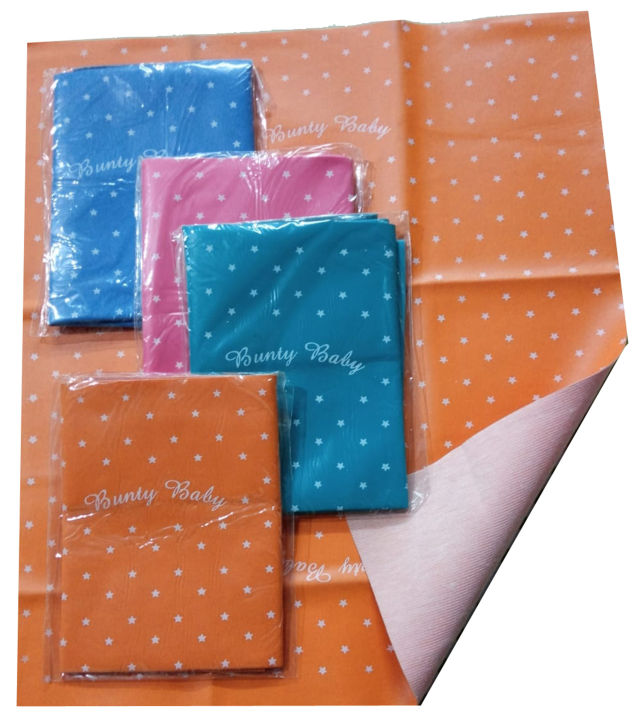 Pack%20of%202%20-%20Baby%20Sheet%20Baby%20Bed%20Protector%20Waterproof%20Plastic%20Sheet%20Changing%20Map%20Leather%20-%20Cover%20Urine,%20Non%20Absorbent%20-%20(18x16%20inch)%20-%20Image%202