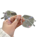 Transparent Lightweight Anti Glare UV Eyeglasses For Men and Women White Glasses for Boys and Girls. 