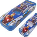 Car Style Geometry Box Pencil Box for Kids (Steel Material) 2 in 1 Geometry Box in New Style. 