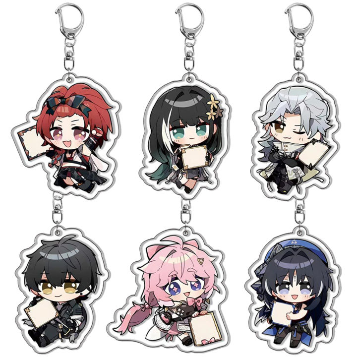 Game Wuthering Waves Acrylic Keychain Jiyan Yinlin CALCHARO Anime ...