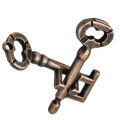 IQ Teaser Unlock Toy Adult Intelligent Puzzle Lock Buckle Educational Toy - Keys Lock. 
