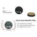 4 Pairs Bicycle Disc Brake Pads for Aons Caliper,Diameter Is 21.5mm Round Pads,Sport EX Class RESIN. 