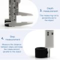 Plastic Vernier Caliber 150mm Calipers Measuring Instrument Handle Tool Double Scale Sliding Measurement Ruler for Students-white B. 