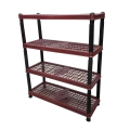 Plastic Shoe Rack Kitchen Stand Lightweight Shoe Organizer Entryway Hallway Closet Brown. 
