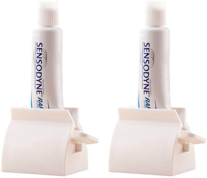 Rolling Toothpaste Tube Squeezers Toothpaste Tube Holder Multifunction Manual Rotate Toothpaste Dispenser Tube Squeezer Tool Stand for Bathroom