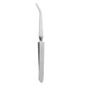 Stainless steel gel nail acrylic nails shaping tweezers clip art tool straight curved rhinestone stud fashion tools. 