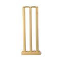 Heavy Plastic Cricket Stump Set 3 Wickets, 1 Stand, 2 Bails for Indoor Outdoor Cricket Use, Plastic Full Size Cricket Wicket Set, Cricket Wicket, Plastic Wickets, Cricket Plastic Stumps. 