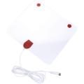 TV Antennas Indoor, TechCode Professional 80 Miles Signal Amplífiér HD Digital TV Antenna 25dB Support 4K 1080p TV Home High Power HD TV Amplífiér Signal Bòóstér TV Adáptér. 