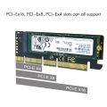 Expansion Card M.2 NVME SSD to PCIE 3.0 X16/X8/X4 Desktop SSD Adapter Card Support 2230 2242 2260 2280 Size SSD. 