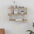 New Wooden Deocrative wall  shelf 3 layer HOCUS pocus Modern & minimilistic wall rack , book Rack, tropy rack, certificate Rack. 