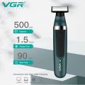 VGR V-393 Double Shaving Head Rechargeable Shaver: Smooth, Close Shaves Made Effortless. 