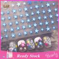 Hot Stamping Star Nail Art Stickers Ultra-thin Irregular Star Decals for Diy Manicure Gel Polish Adhesive Nail Decorations Supplies. 