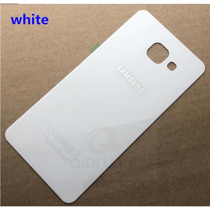 SAMSUNG Original Back Battery Cover For Samsung Galaxy A5 2016 A510 A510F Back Rear Glass Case