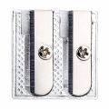 Deli - E39762-Pencil Sharpener #2 Holes - Silver. 