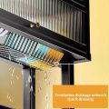 Over Sink Dish Drying Rack, Large Dish Rack With Metal Steel Utensil Cup Holder Sink, Expandable Shelf Rack With Utensil Holder (Size : 85cm). 
