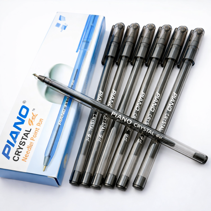 Piano%20Crystal%20Gel%20Pen%20(10%20Pen/Box)%20%7C%20Premium%20Needle%20Point%20Pen%20with%20German%20Ink%20%7C%20Smooth%20&%20Smudge-Free%20Writing%20Gel%20Pen%20%7C%20Fine%20Tip%20Gel%20Ball%20Pen%20for%20Students%20&%20Professionals%20%7C%20Available%20in%20Blue%20&%20Black%20-%20Image%203