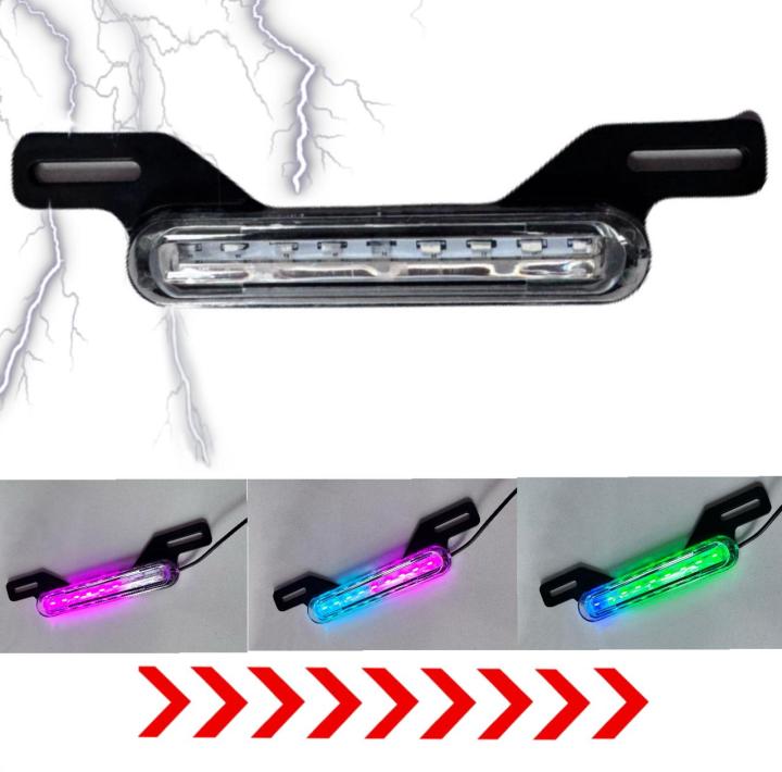 RGB%20Motorcycle%20License%20Plate%20Light%20Bar%20%E2%80%93%20Chasing%20LED%2012V/Slim%20RGB%20LED%20Plate%20Bar%20-%20Image%202