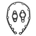 Black SBC Gears Front Timing Chain Cover Gasket Fits For All SB Chevy Engines. 