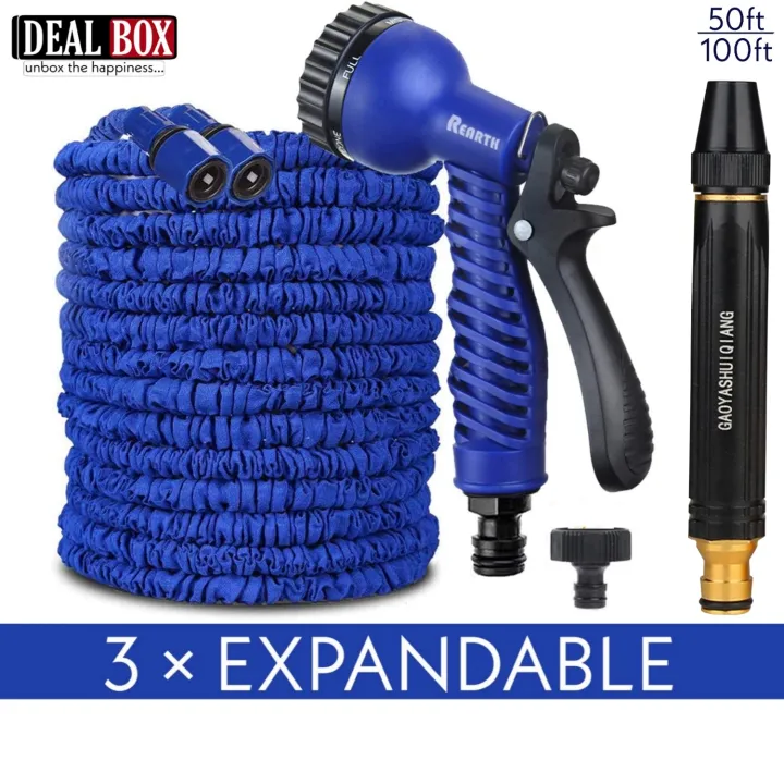Garden%20Hose%20Pipe%20100ft%20/%2050ft%20Magic%20Hose%20Expandable%20Stretch%20Hosepipe%20with%20Spray_Gun%20-%20Image%202