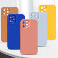 Phone Protective Shell Shock-proof Mobile Phone Solid Color Back Cover. 