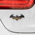 Chrome Metal Badge Emblem Batman Tail Decals Auto Car Motorcycle Logo Sticker - Black. 