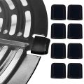 16Pcs Rubber Bumpers Replacement for AirFr Grill Pan AirFr Pieces Non-Scratch Protective Covers Kitchen Cooking. 