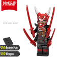 Legoing building Ninja block Jay Zen chi Lloyd Cole Nya Harumi Garmadon compatible legoing ninja movie mini robot toy for kids. 