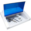 UV Sterilizer for Quick and easy sterilization of brushes  scissors  combs dematter tooth scraper  etc  Destroys germs bacteria  mold and microorganisms through UV rays without damaging your valuable tools.. 