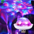 USB Mini Disco Ball Night Light / Micro Portable Dj RGB Crystal Ball LED Atmosphere Lights / Sound Lighting Strobe Stage Par Light For Room Dance Parties Bar Show Club. 