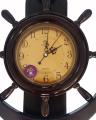 Wall Clock - Anchor wood texture. 
