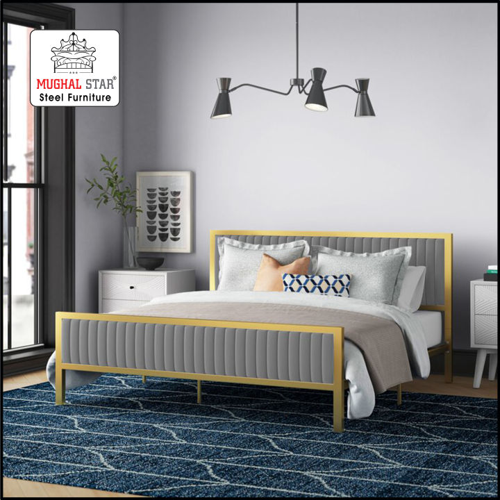 Super%20Delux%20Bed%20Grey,%20Iron%20Bed,%20Double%20Bed,%20Mughal%20Star%20Steel%20Furniture%20-%20Image%202