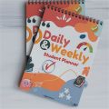 Daily Planner Diary And Weekly Planner Of 4 Weeks. 