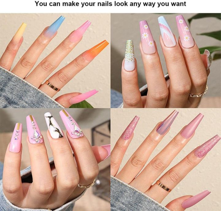 576%20Pcs%20Box%20Colorful%20Artifical%20Nails%20Acrylic%20Full%20Cover%20Nail%20%7C%20Fake%20Nails%20%7C%20Fancy%20Artifical%20Nails%20%7C%20French%20nails%20%7C%20Nails%20For%20girls%20In%20Multicolours%20-%20Image%208