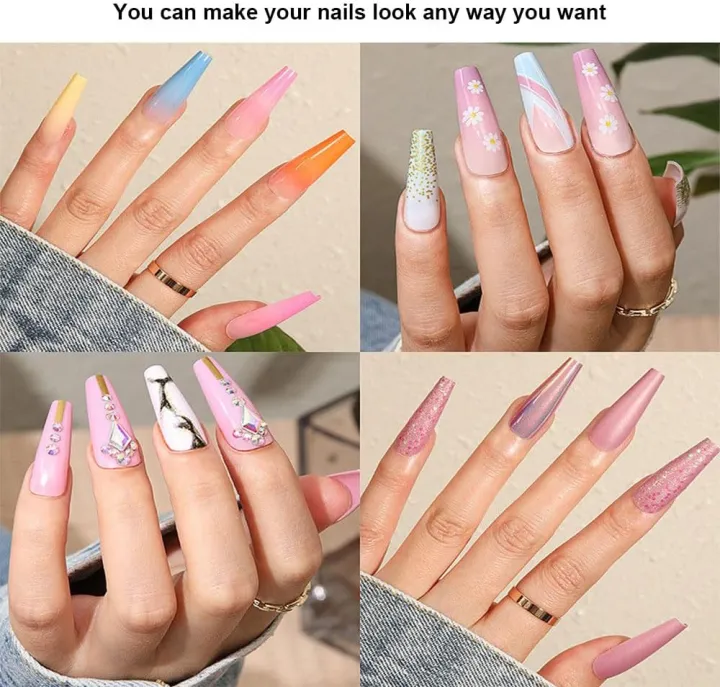 576%20Pcs%20Box%20Colorful%20Artifical%20Nails%20Acrylic%20Full%20Cover%20Nail%20%7C%20Fake%20Nails%20%7C%20Fancy%20Artifical%20Nails%20%7C%20French%20nails%20%7C%20Nails%20For%20girls%20In%20Multicolours%20-%20Image%208