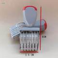 6 digits Numbering Stamp Numeric Rolling Number Stamp Symbol Supplies Digit Number 4/5mm Band Rolling Wheel for Date Office Stationery , 5mm. 