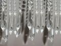 LONIO Chandelier Drops Parts Cut Glass Icicles Crystals Droplets Beads Antique Christmas Tree Decorations Light Lamp Parts. 